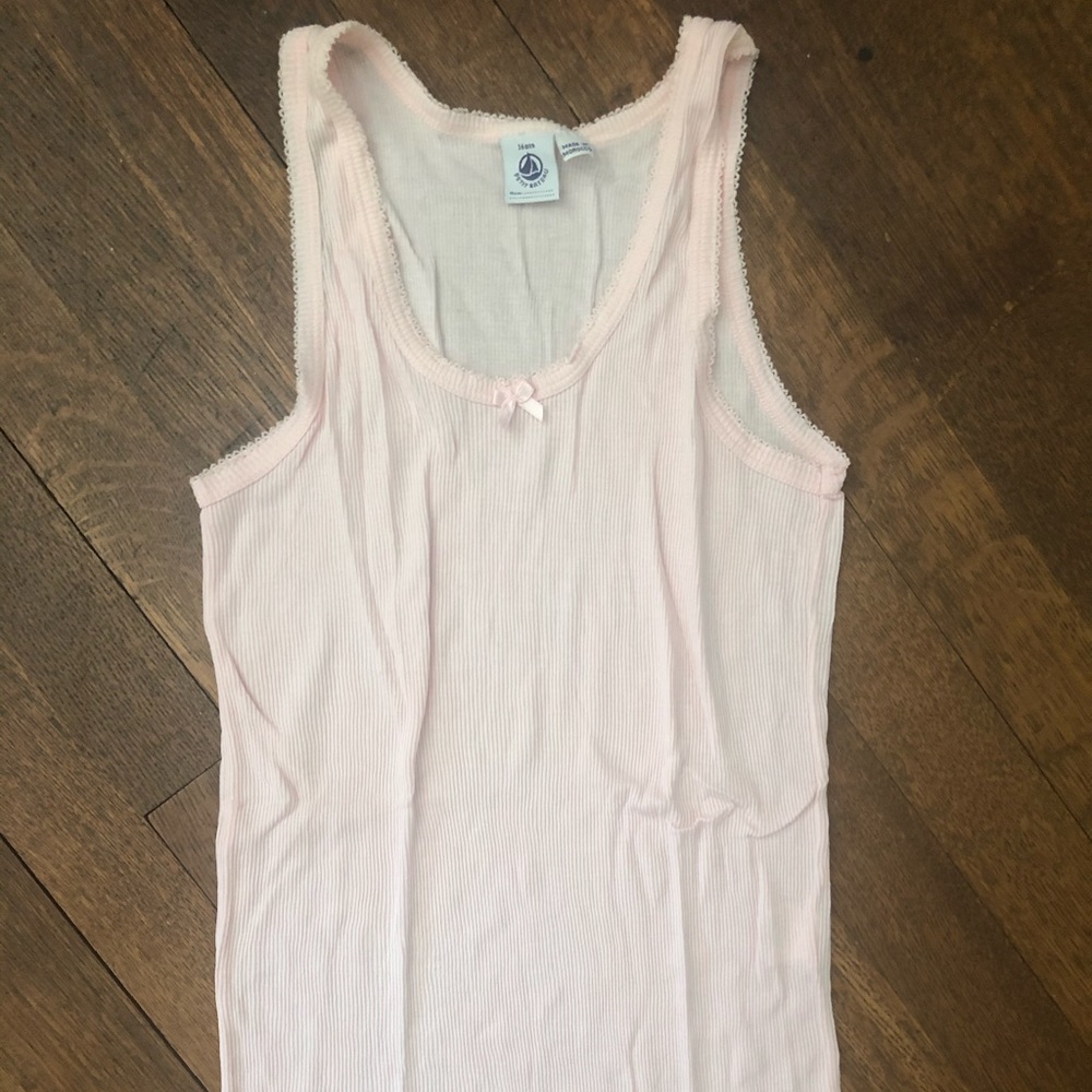 Petit Bateau Pink Tank Top S